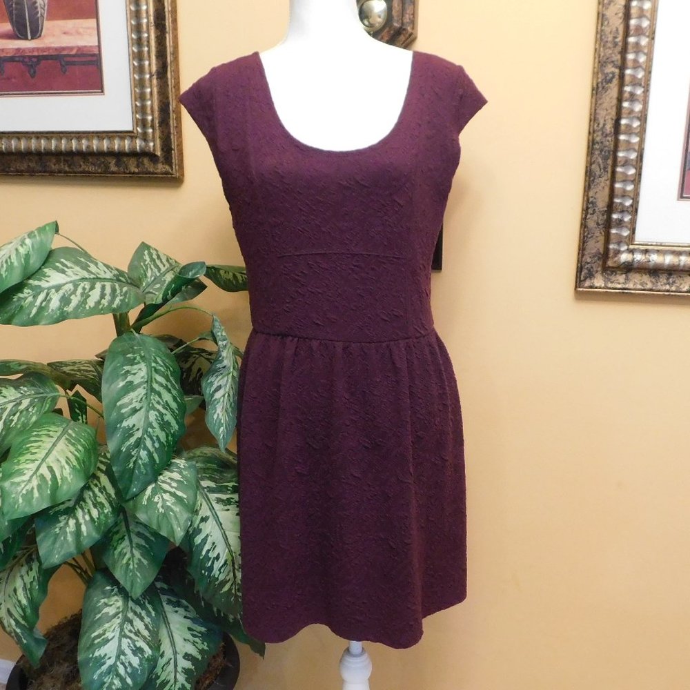Eyelash Couture Cap Sleeve Dress